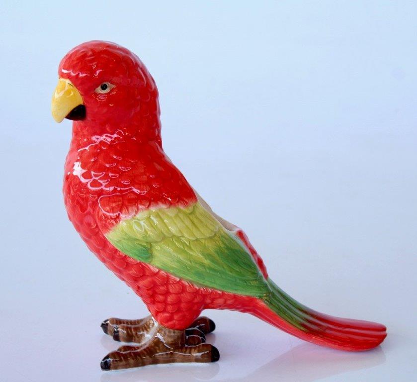 Red & Green Parrot Open Back